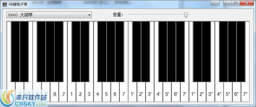 48键电子琴