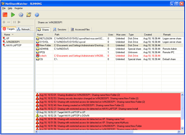 NetShareWatcher