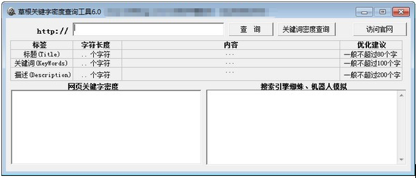 草根关键字密度检测工具