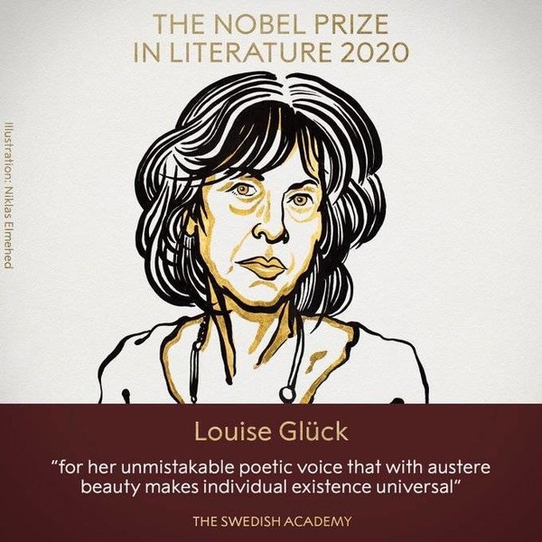 2020年诺贝尔文学奖揭晓：美国诗人露易丝·格丽克获奖