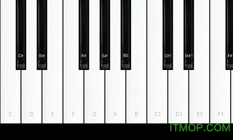 钢琴键盘piano keyboard