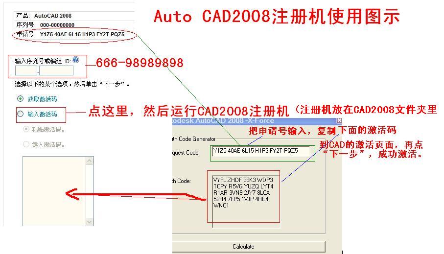 AutoCAD2008注册机