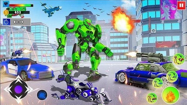 变形机器人战车3D游戏