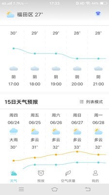 本地每日天气通