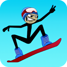 火柴人极限滑雪(Stickman Snowboarder)