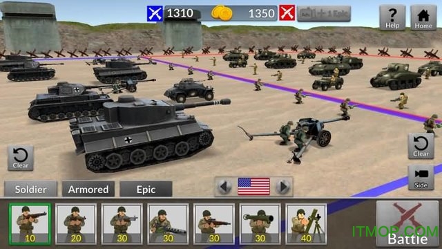 二战战斗模拟器无限蓝钻版(ww2 Battle Simulator)