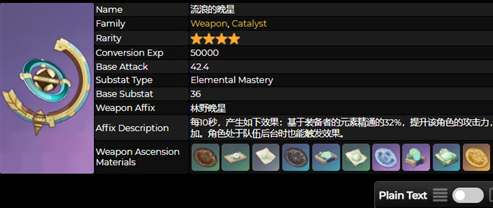原神流浪的晚星强不强